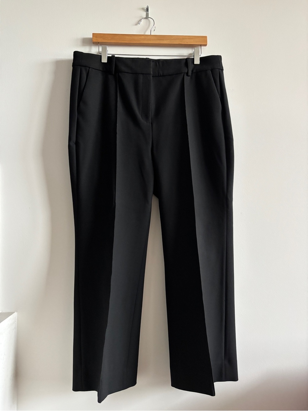 J.Crew Cropped Natalia Pant in Four-Season Stretch in Black | 16